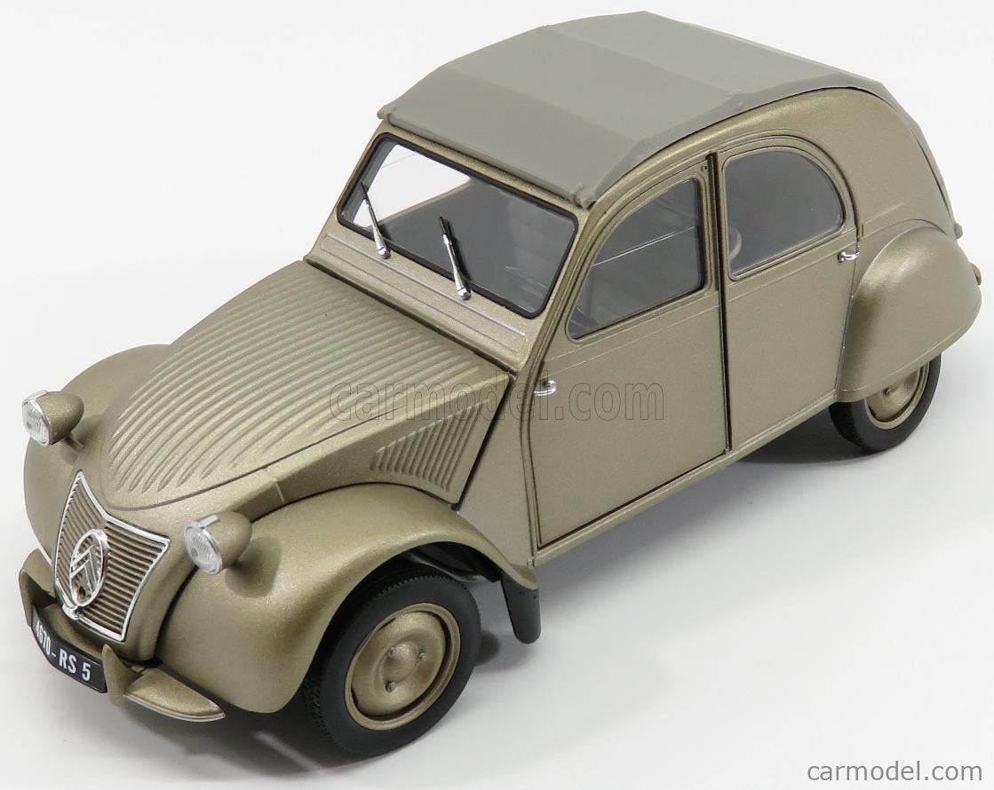 Voiture miniature Citroën 2CV A 1950 - Gris - Echelle 1/18ème