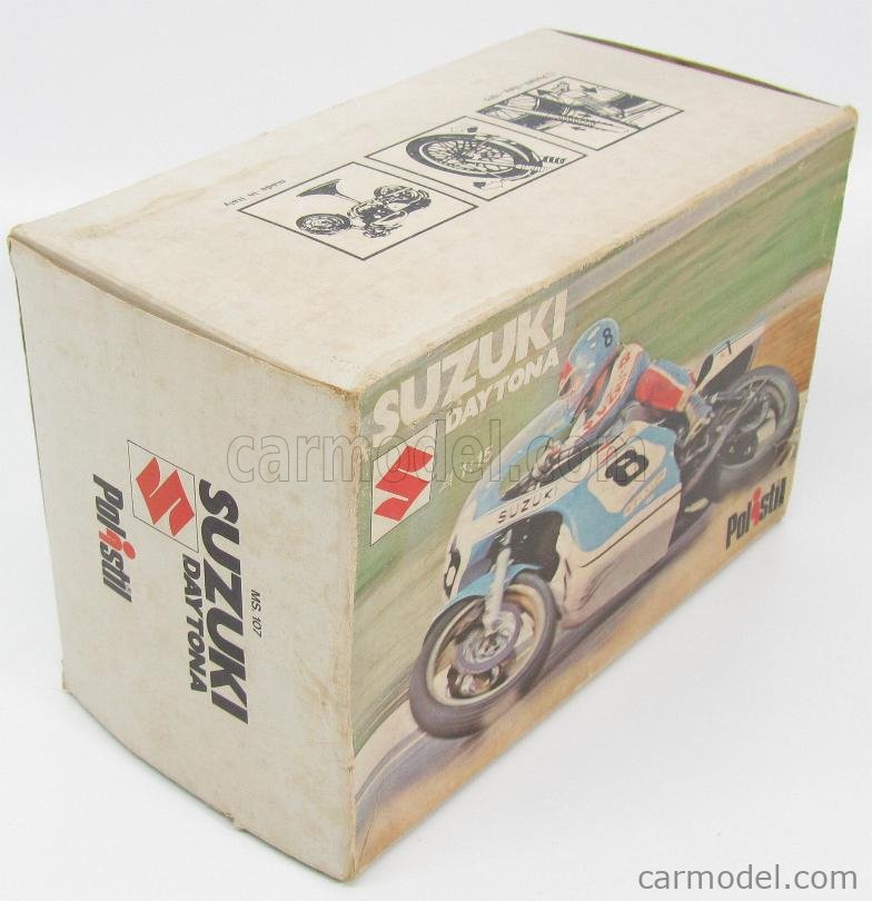 Modèle Réduit Suzuki 500cc Daytona Polistil 1/15 - Échelle MS652 - Occasion Très Bon état