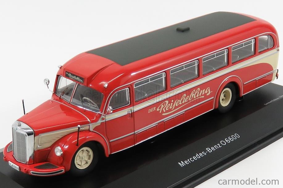 Schuco 02749 Echelle 1 43 Mercedes Benz O6600 Autobus Der Reiseliebling 1953 Red Cream Schuco 02749 Echelle 1 43 Mercedes Benz O6600 Autobus Der Reiseliebling 1953 Red Cream