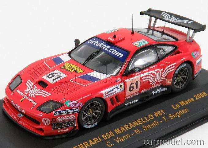 FERRARI - 550 MARANELLO N 61 24h LE MANS 2006 C.VANN - N.SMITH - T.SUGDEN