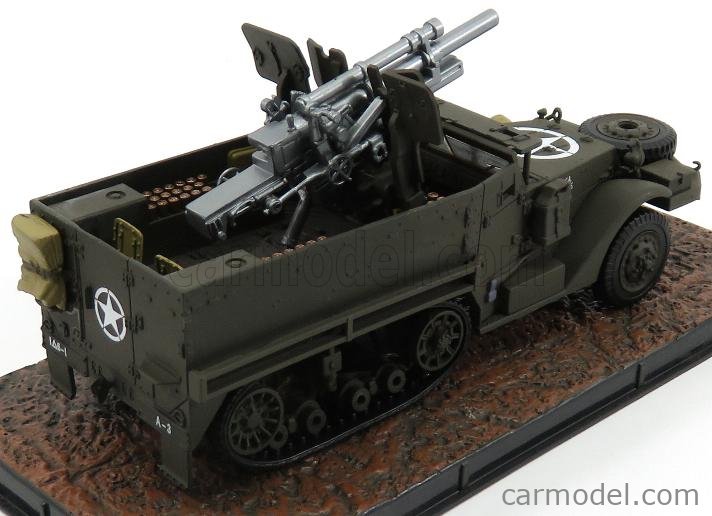 Scale model armored 1:43 SAU c T19 105mm howitzer М2А1 army USA 1943