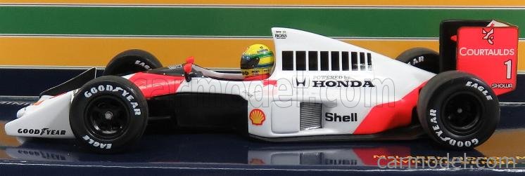1:43 Minichamps Ayrton Senna McLaren MP 4/5 HONDA V10 1989-ASC #2 Manica 