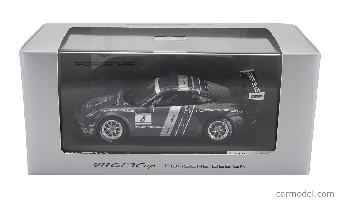 Spark 1:43 Porsche 911 GT3 Cup N°8 – Édition Porsche Design 2016 (Modèle De Collection WAP0201540H)