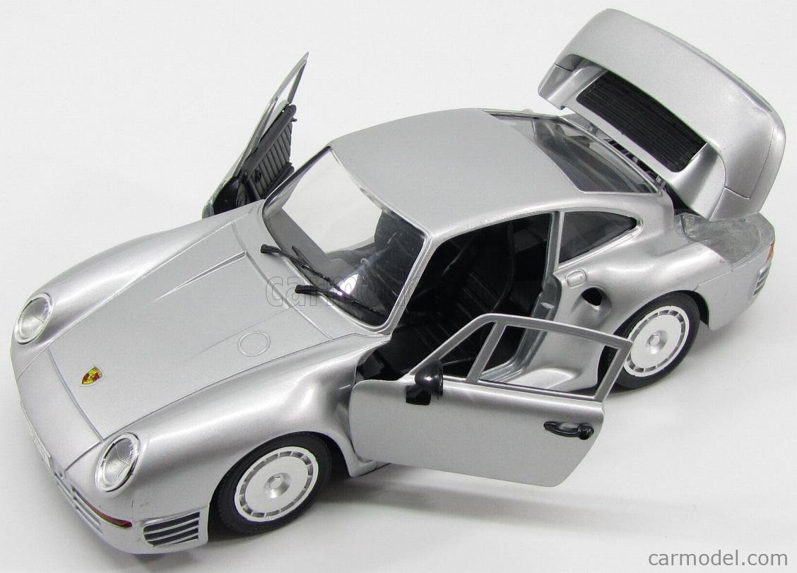 POLITOYS POLISTIL 2221 Scale 1/18 | PORSCHE 959 1987 SILVER