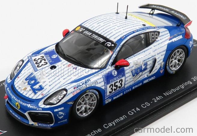 SPARK-MODEL SG259 Scale 1/43 | PORSCHE CAYMAN GT4 CS TEAM MATHOL RACING ...