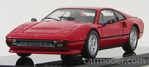 Kyosho 1/64 Ferrari 308 GTB Quattrovalvole Rossa, Modello Pressofuso Usato, Miniatura Auto