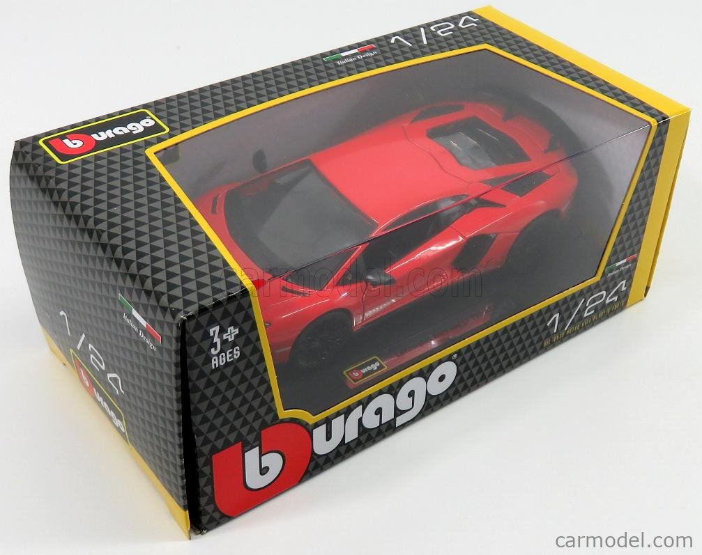 BURAGO BU21079R Scale 1/24 | LAMBORGHINI AVENTADOR LP750-4SV ...