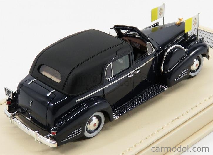 CADILLAC - SERIES 90 V16 SEMICONVERTIBLE PAPAMOBILE POPE PACELLI PIO XII  1938 - BASE IN PELLE