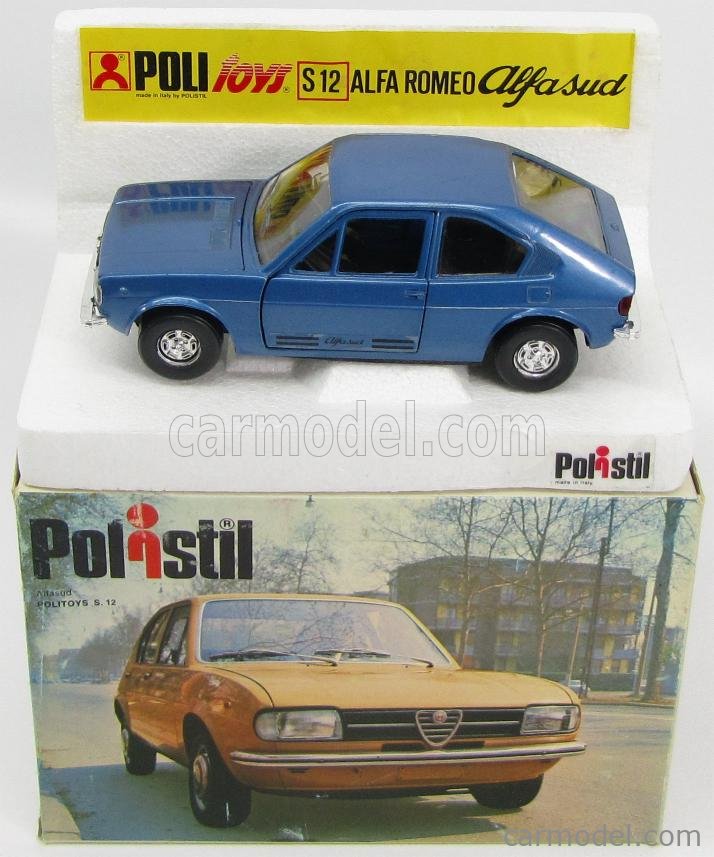 Gama Polistil 1/43 – Alfa Romeo Alfasud Rallye Bleu – Modèle Réduit