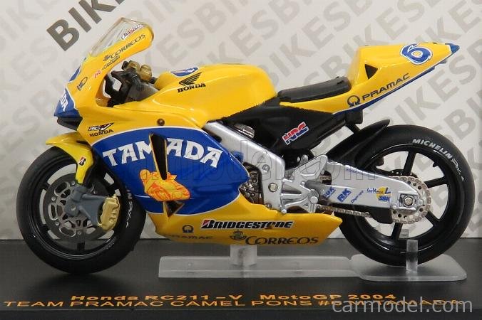 HONDA - RC211-V TEAM PRAMAC CAMEL PONS N 6 SEASON MOTOGP 2004 M.TAMADA