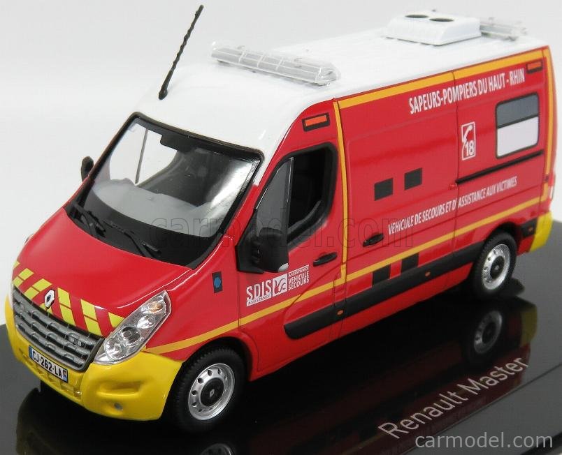 PMPB7-0317 camion sapeurs pompiers solido renault trafic 2002 paris