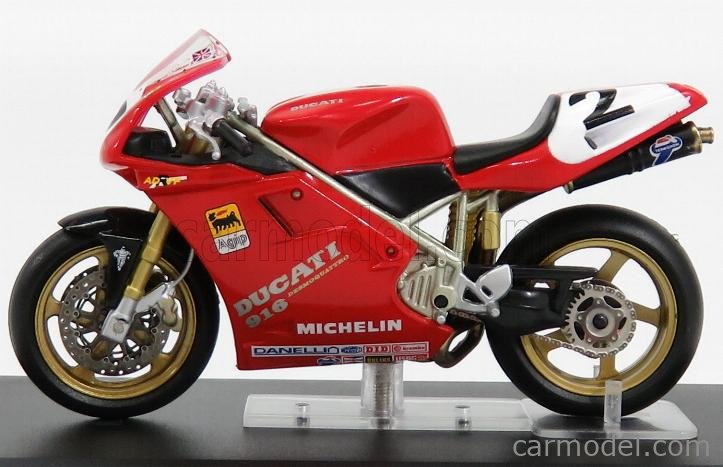 EDICOLA 106995 Scale 1/24 | DUCATI 916 TEAM DUCATI CORSE VIRGINIO N 2 ...