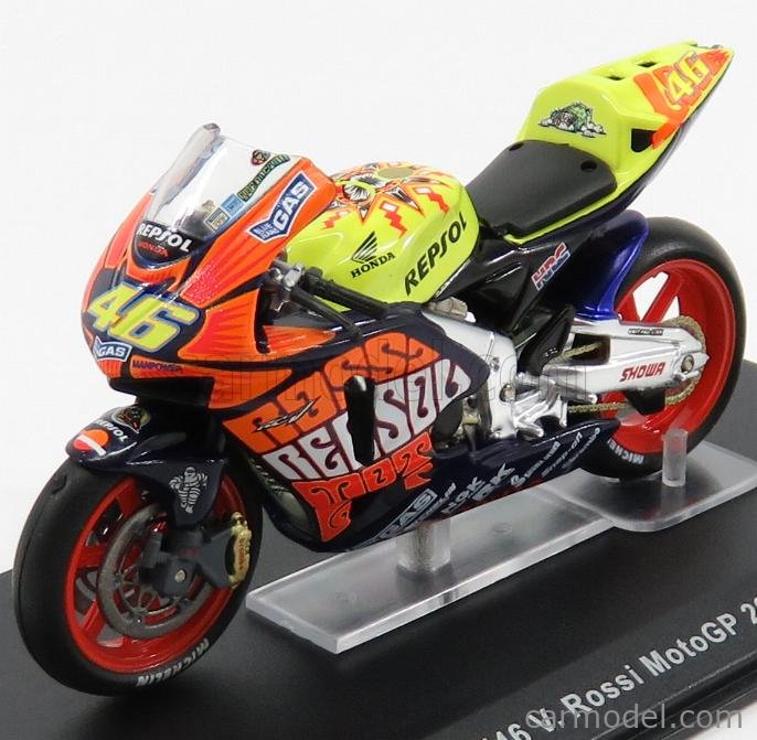 Ixo Models 1:24 Honda RC211V #46 Valentino Rossi MotoGP 2003