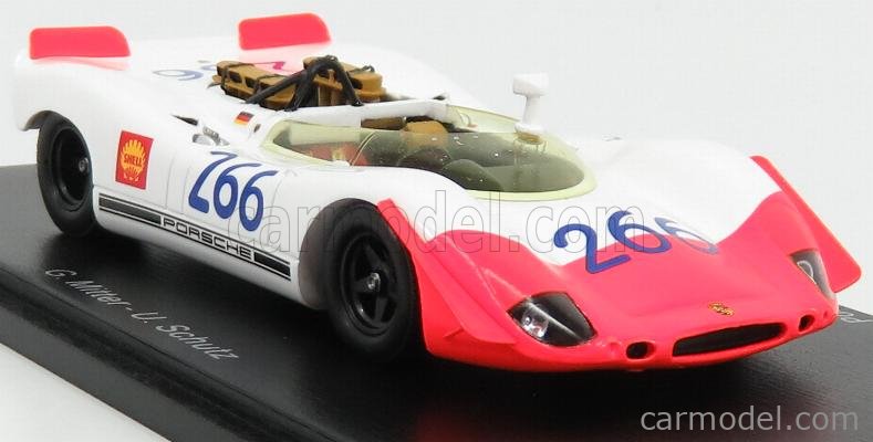 PORSCHE - 908/02 SPIDER N 266 WINNER TARGA FLORIO 1969 G.MITTER - U.SCHUTZ