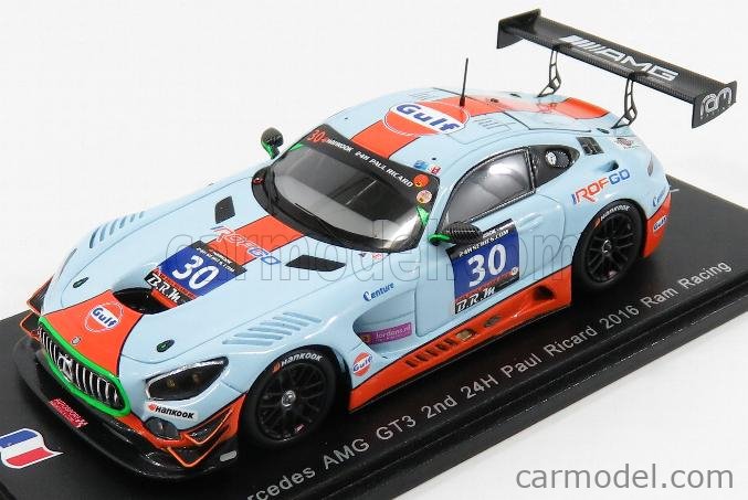 MERCEDES BENZ - GT-S AMG GT3 TEAM RAM RACING GULF N 30 2nd 24h PAUL RICARD  HANKOOK 2016 S.HALL - R.GOETHE - D.BROWN