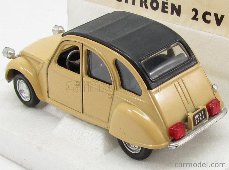 POLITOYS POLISTIL S26 Scale 1/25 | CITROEN 2CV CREAM