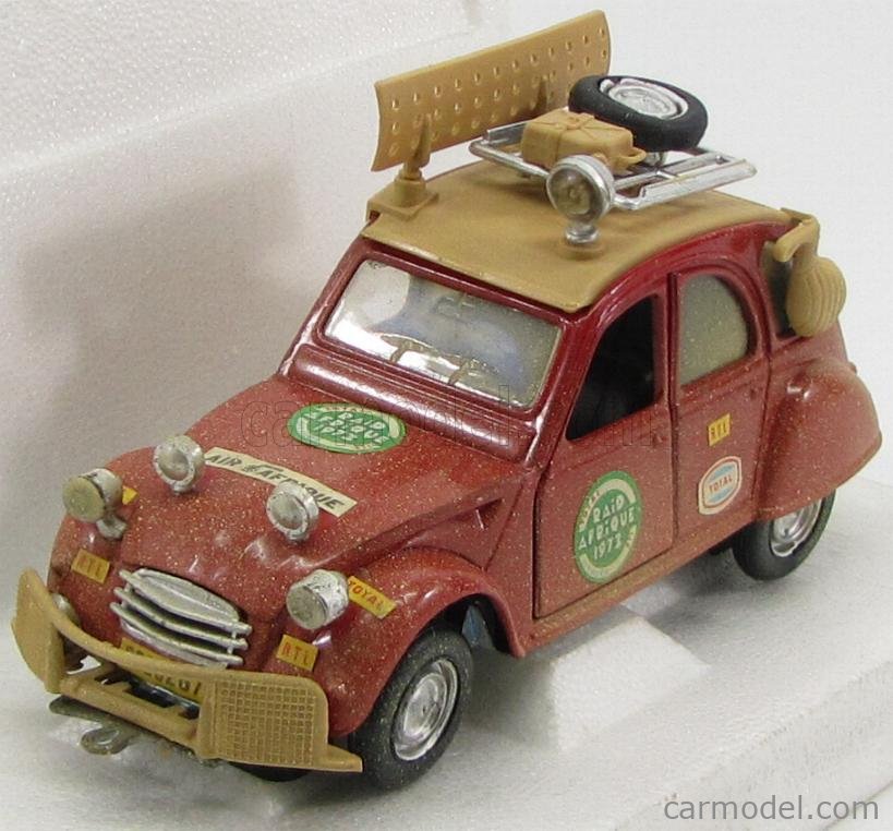 POLITOYS POLISTIL S630 Scale 1/25 | CITROEN 2CV RAID AFRIQUE 1973 RED