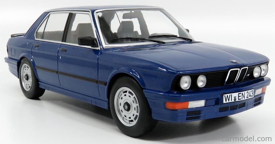NOREV 183267 1987 87 BMW M 535i 1/18 DIECAST MODEL CAR BLUE METALLIC 