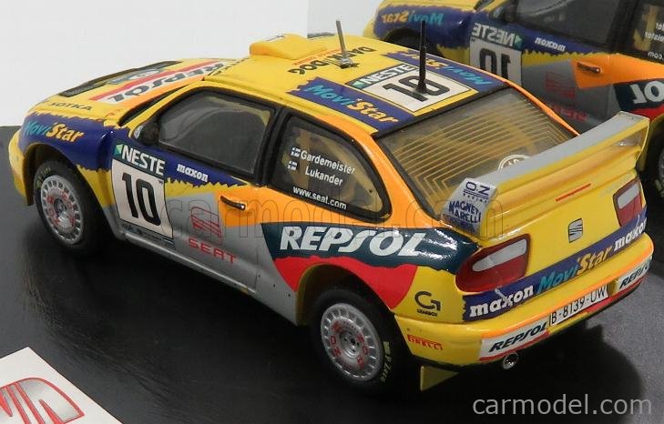 SKID SKM101 Scale 1/43 | SEAT CORDOBA WRC E2 N 10 RALLY FINLAND 1999 T ...