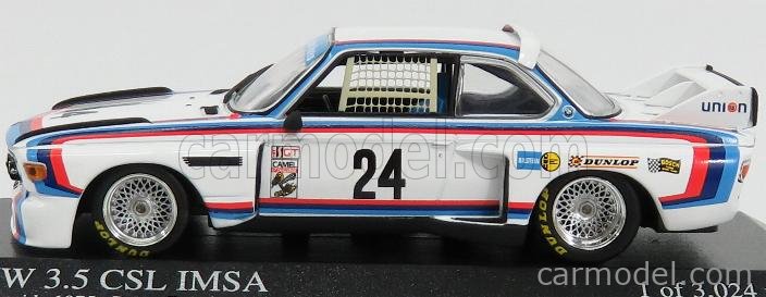 BMW - 3.5 CSL IMSA N 24 WINNER 6h RIVERSIDE 1975 POSEY - REDMAN