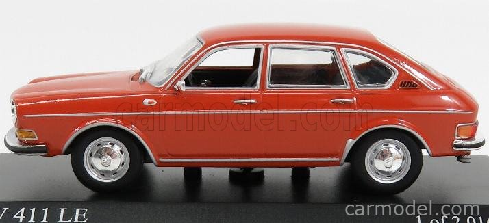 MINICHAMPS 400051101 Scale 1/43 | VOLKSWAGEN 411 LE 1969 ORANGE
