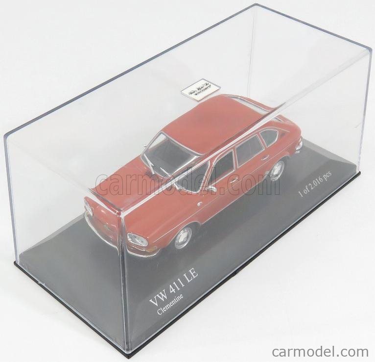 MINICHAMPS 400051101 Scale 1/43 | VOLKSWAGEN 411 LE 1969 ORANGE
