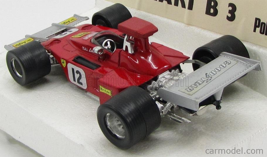 POLITOYS POLISTIL FX7 Scale 1/25 | FERRARI F1 B3 N 12 NIKI LAUDA RED