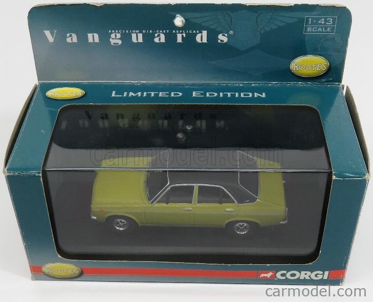 VANGUARDS VA10400 Scale 1/43 | HILLMAN AVENGER 1970 BITTER GREEN BLACK