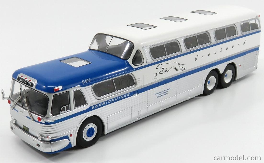 Greyhound Scenicruiser bus 1956 1:43 model by ixo/hachette new in blister pack 
