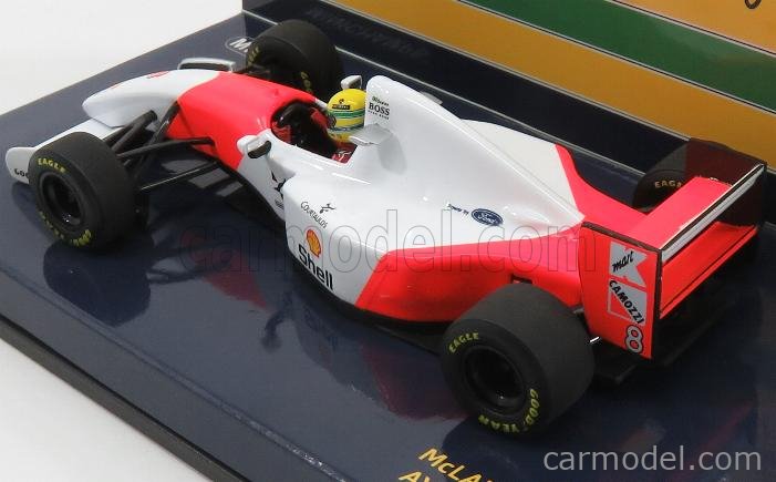 Miniature McLaren MP4/8 Ford Ayrton Senna N°8 1993 - 1/43 Minichamps En Boîte