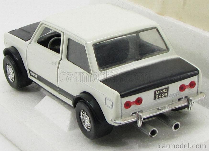 POLITOYS POLISTIL S7 Echelle 1/25 | FIAT 128 RALLY (2 ISSUE) WHITE