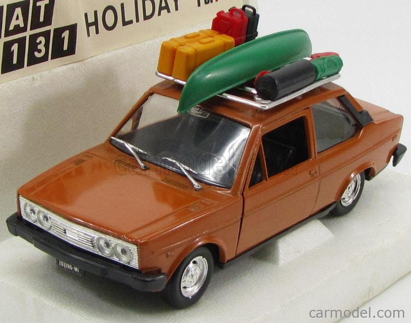 Fiat 131 Polistil 1/43 Verte Métal – Miniature Collection Boîte D'Origine