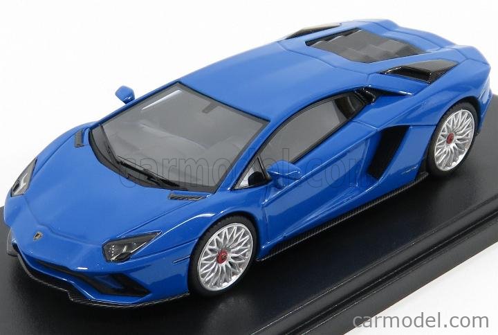 LOOKSMART LS468G Scale 1/43 | LAMBORGHINI AVENTADOR S 2016 BLU NILA - BLUE