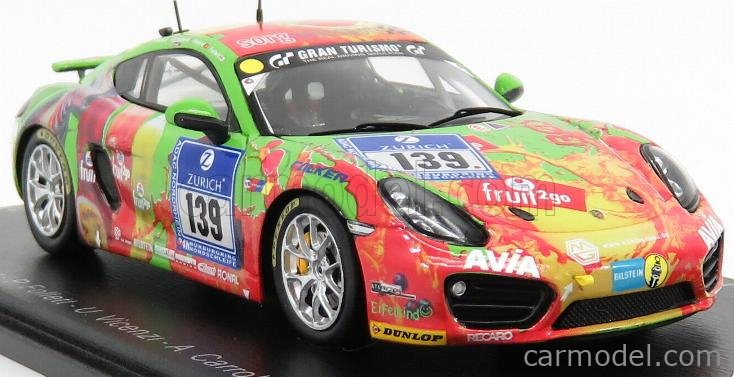 Porsche Cayman GT4 Clubsport Nürburgring 2016 n° 170 Manthey Racing 1/43 Minichamps CA04316091