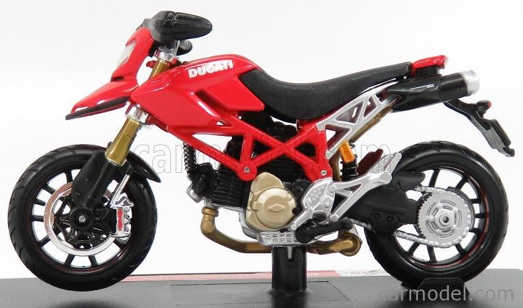 Ducati Hypermotard Red Motorbike 1:18 Model 07084R MAISTO 