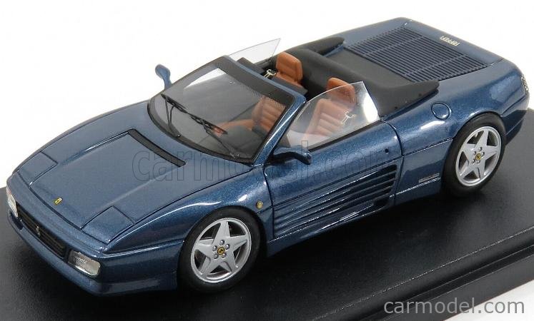 BBR-MODELS BBR163C Scale 1/43 | FERRARI 348 SPIDER 1989 BLUE MET