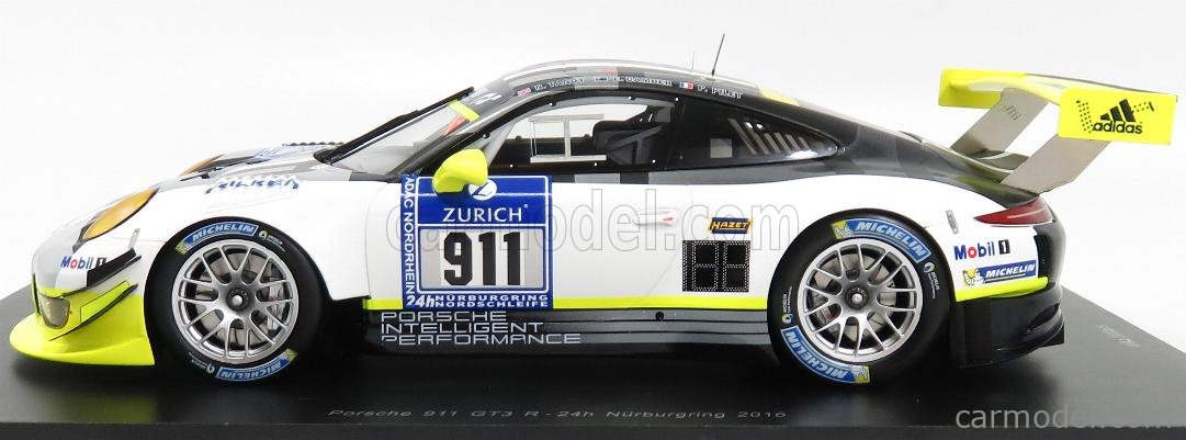 SPARK-MODEL 18SG016 Scale 1/18 | PORSCHE 911 991 GT3 R TEAM MANTHEY ...