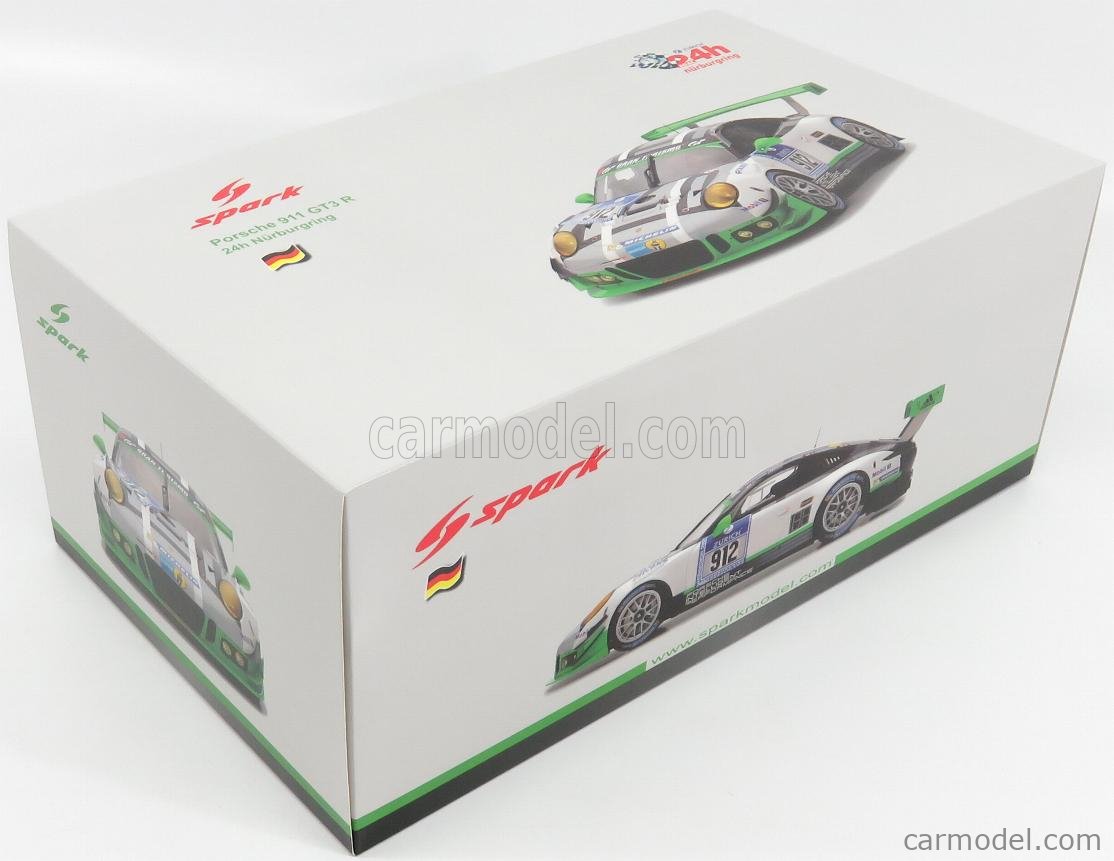 Porsche 911 Type 991 GT3 R Sieger Nürburgring 2018 N° 912 Manthey Racing 1 43 Ixo 43012