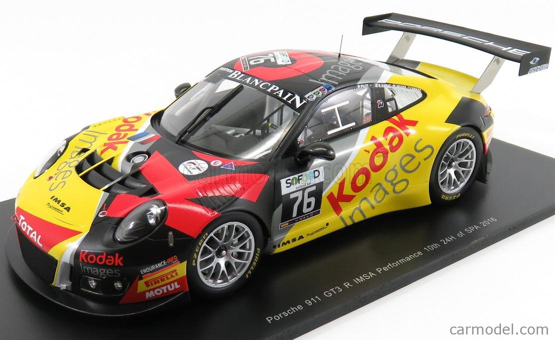 SPARK-MODEL 18SB003 Scale 1/18 | PORSCHE 911 991 GT3 R KODAK