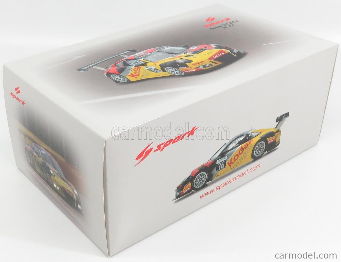 ミニカー　1/18 Porsche 911 GT3 R 10th 24h SPA 2016 IMSA Performance P.Pilet - M.Jousse - R.Narac - T.Cornac #76 [18SB003] 155166176.jpg