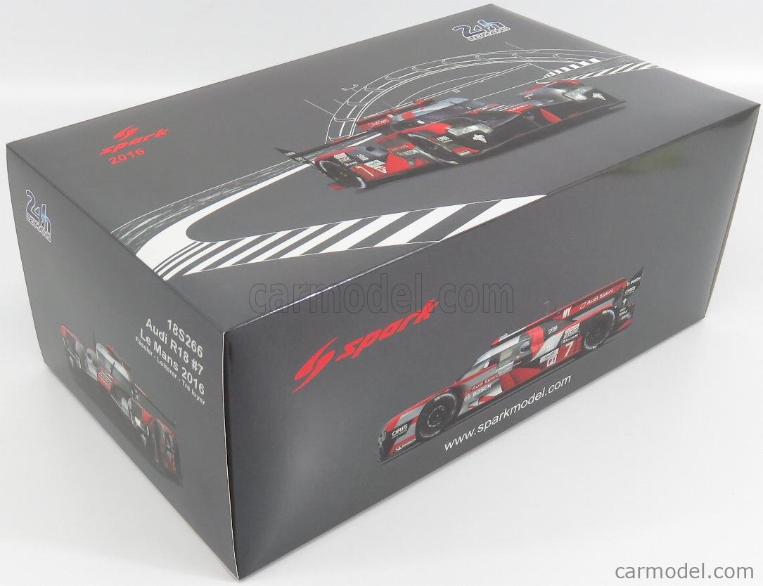 SPARK-MODEL 18S266 Scale 1/18 | AUDI AUDI R18 4.0L TDi V6 TEAM AUDI ...