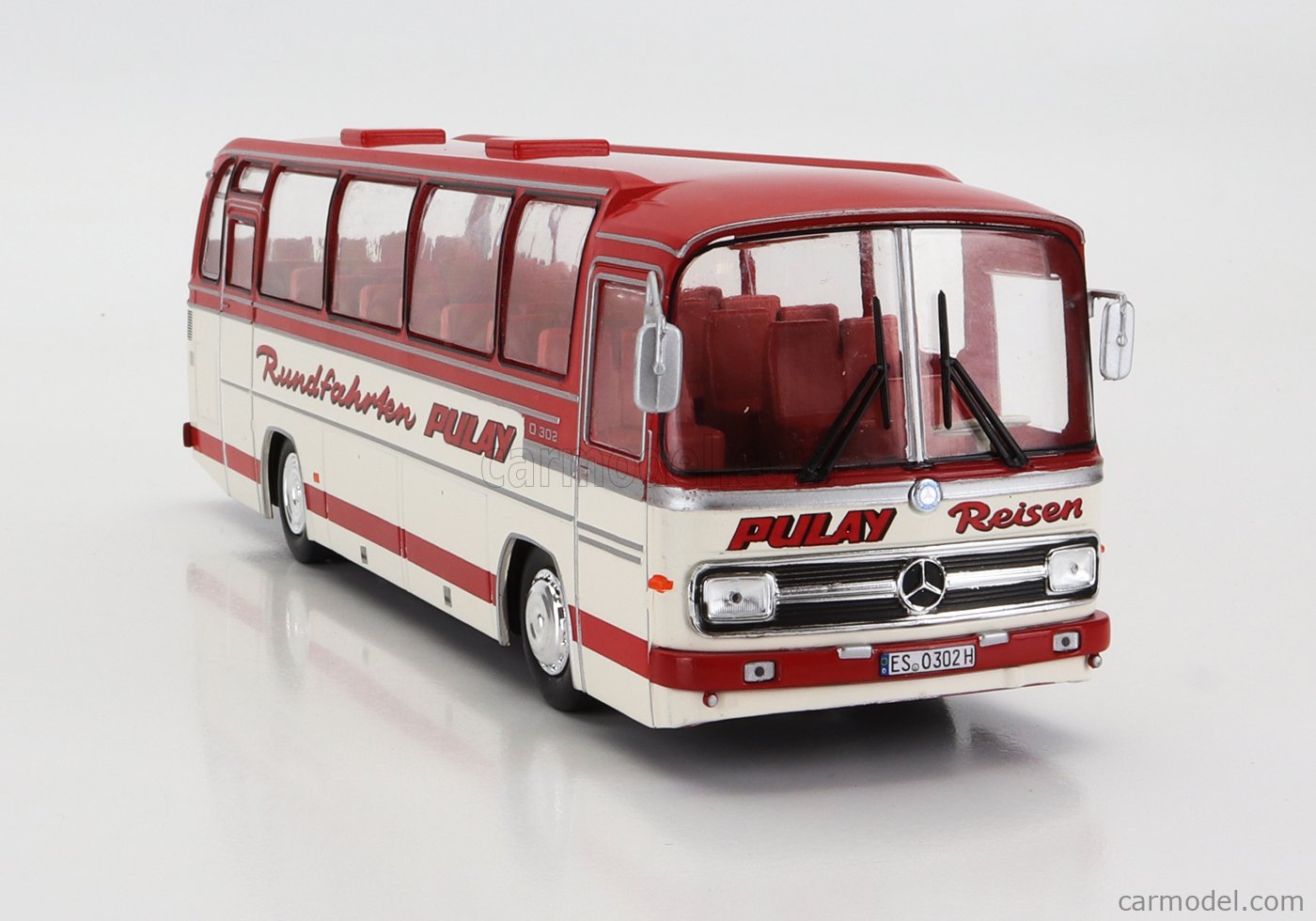 Autobus Tekno NL N°851 Mercedes-Benz O302 – Miniature 19 Cm, Bleu, Jamais Jouée, Fabrication Hollande