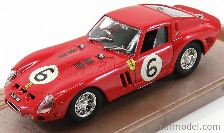 BOX-MODEL 8404 Scale 1/43 | FERRARI 250 GTO N 6 TURIST TROPHY 1962 RED