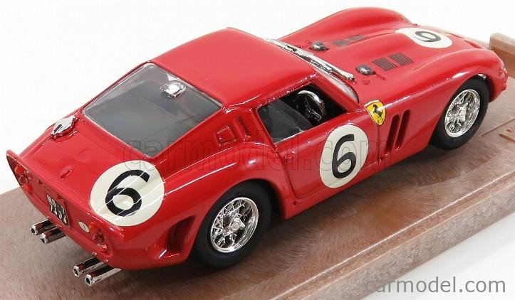 BOX-MODEL 8404 Scale 1/43 | FERRARI 250 GTO N 6 TURIST TROPHY 1962 RED