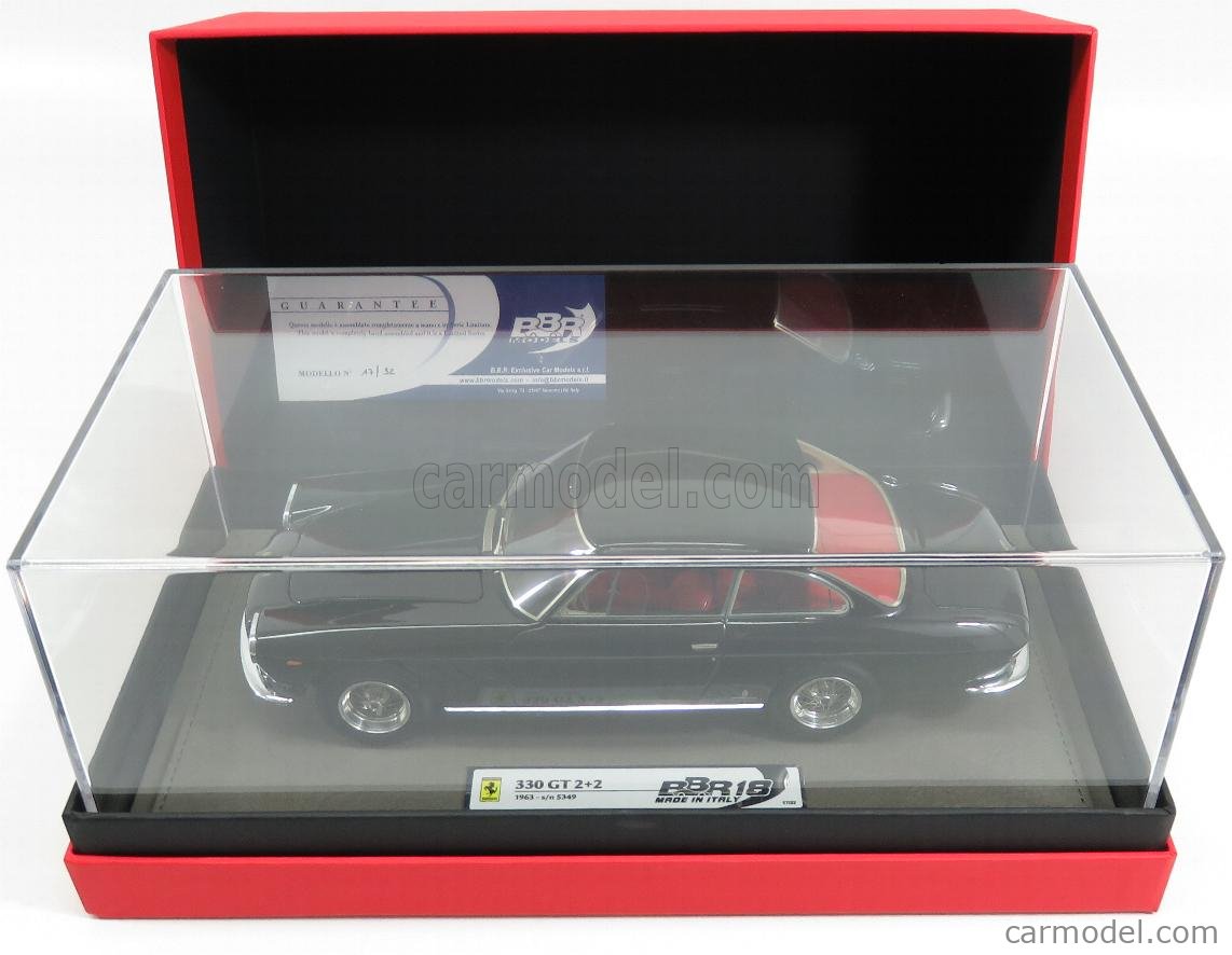 BBR-MODELS BBR1832BV Scale 1/18 | FERRARI 330GT 2+2 sn5349 COUPE 1963 ...