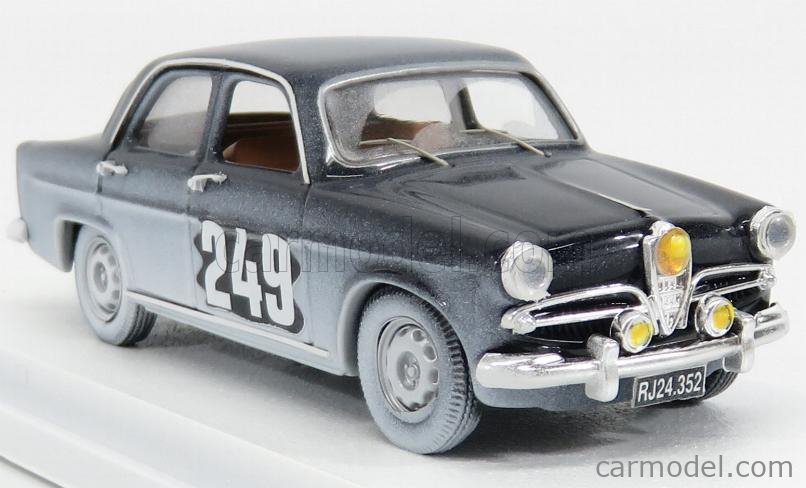 Miniature RIO 1/43 – Alfa Romeo Giuletta Berlina #249 – Rallye Monte Carlo 1963, Neuve Sous Blister
