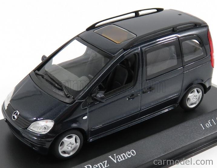 Minichamps 1/43 – Mercedes Benz Vaneo 2002 – Rouge – Réf. 400 031202