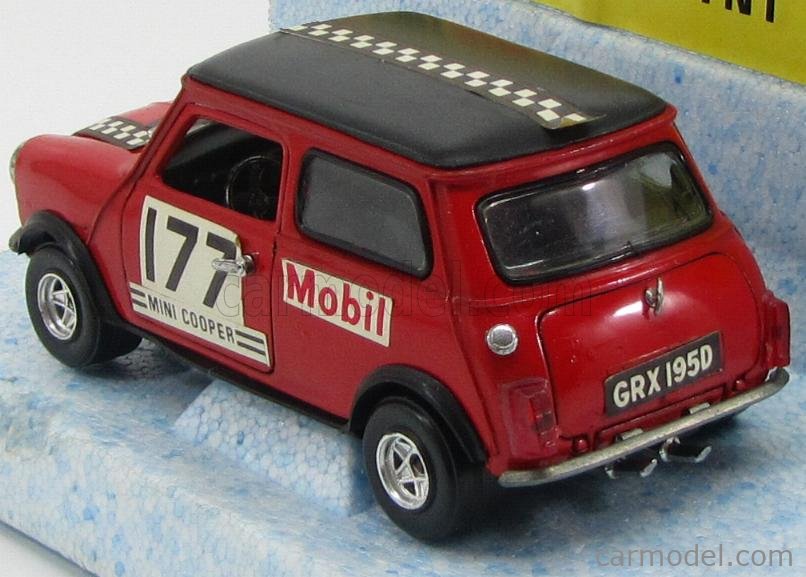 Politoys SB 1/25 - Austin Mini Cooper Rallye N°177 Monte Carlo 1967