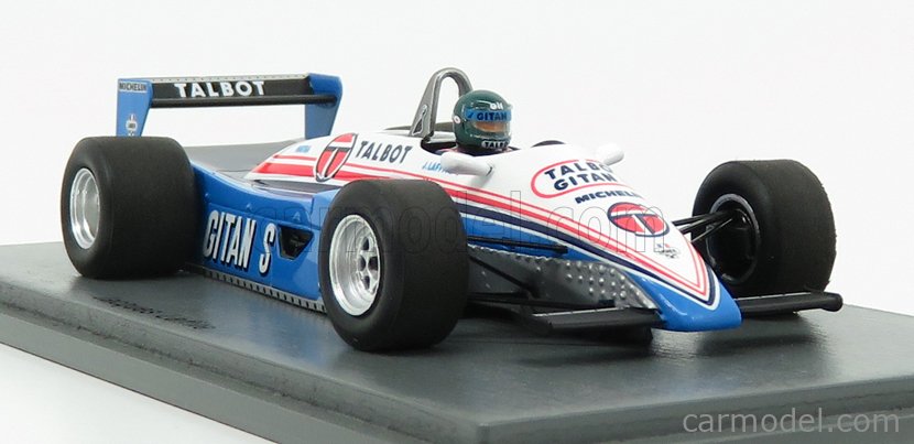 SPARK S4817 Ligier Matra JS19 #26 GP F1 Monaco 1982 Jacques Laffite 