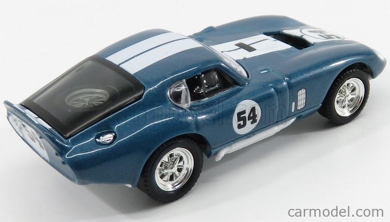 1965 Shelby Cobra Daytona #54 Blue 1/43 Diecast Model Car by Road Signature 1:43 